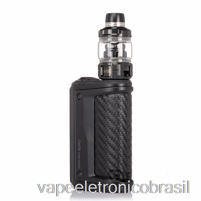 Vape Eletrônico Voopoo Argus Gt 2 200w Starter Kit Maat - Fibra De Carbono